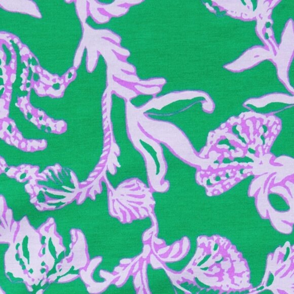 NWT Lilly Pulitzer albins knit top medium Brazilian Green Salty Sandbar - Picture 2 of 2